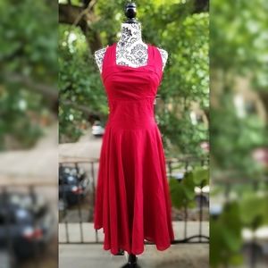 Sz M Trashy Diva Trixie in red cotton voile